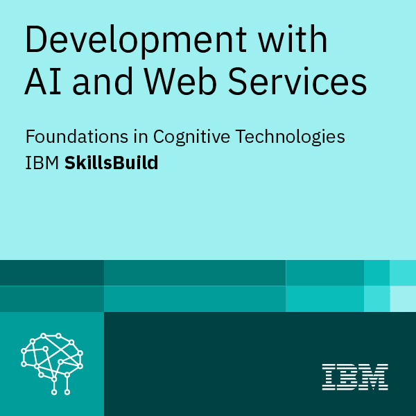 Development with AI and Web Services badge