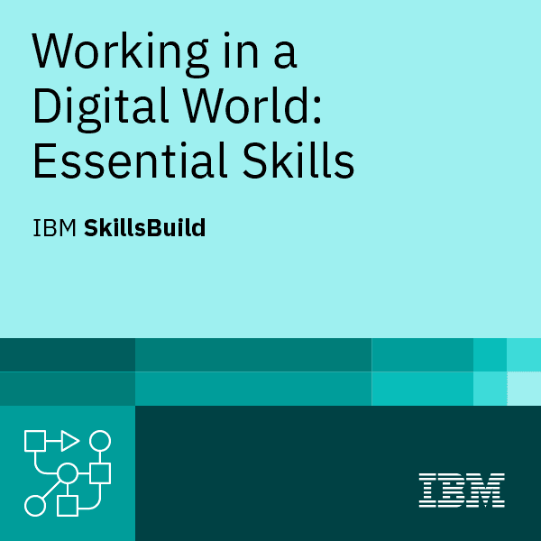 Working in a Digital World Essential Skills badge