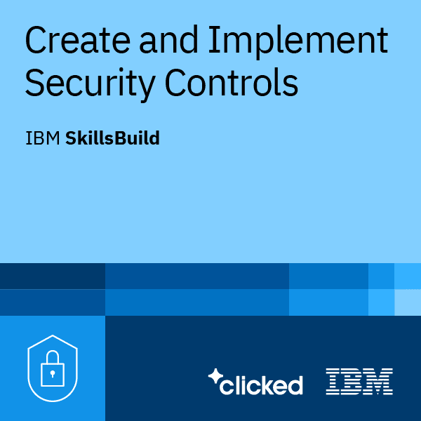 Create and Implement Security Controls Digital Credential
