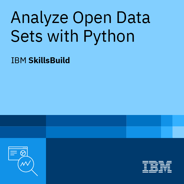 Badge for Analyze Open Data Sets with Python