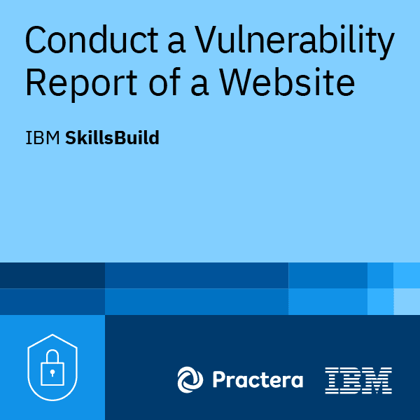Badge for Conduct a Vulnerability Report of a Website